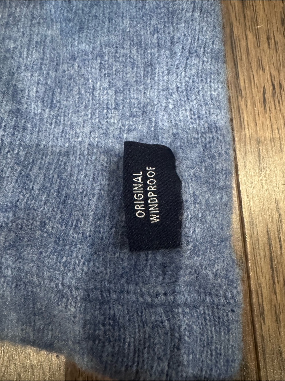 Holebrook Sweden blue windproof funnel neck wool sweater - Picture 5 of 9